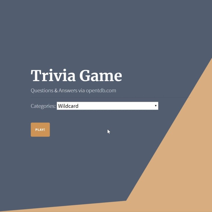 Trivia Game