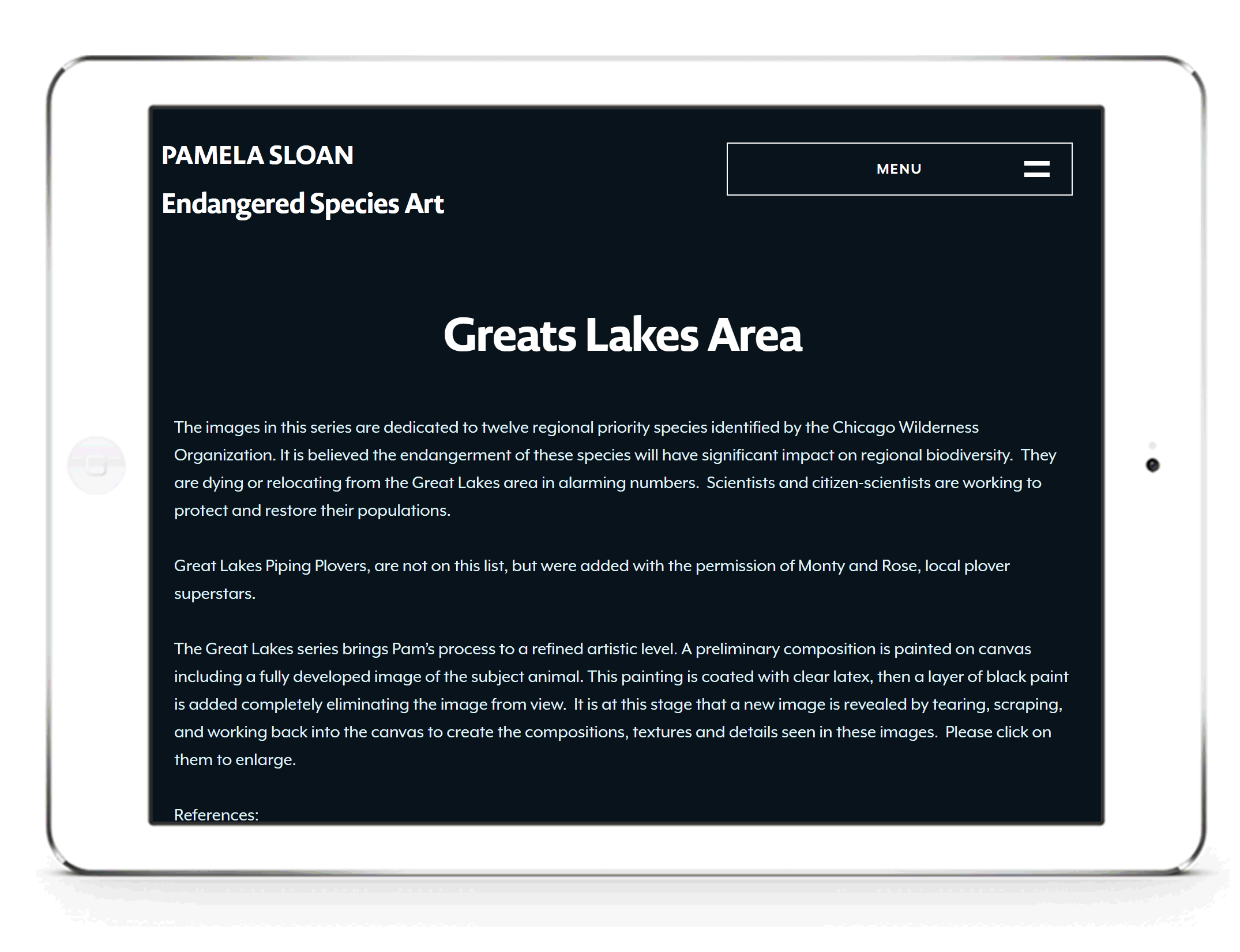 Bug gallery animation