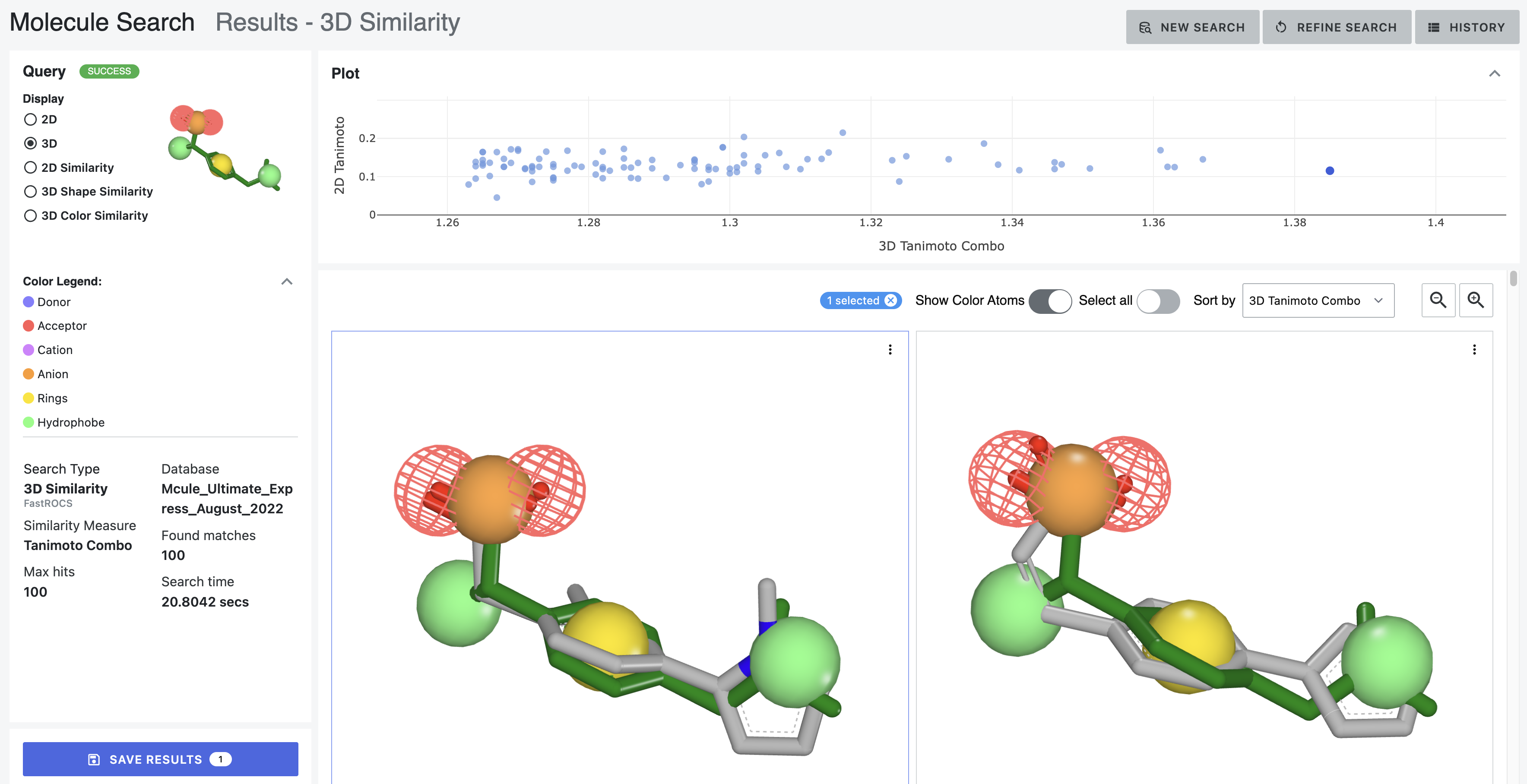 Molecule Search interface 5